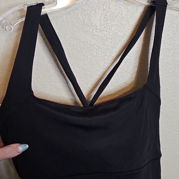 Summersalt 14 Maternity Cinched Current Ribbed Classic‎ Black Swimsuit - Picture 3 of 9